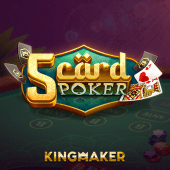 5 Card Poker bouncing ball animation game