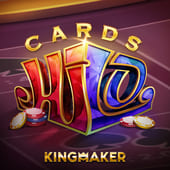Cards Hi Lo bouncing ball animation game